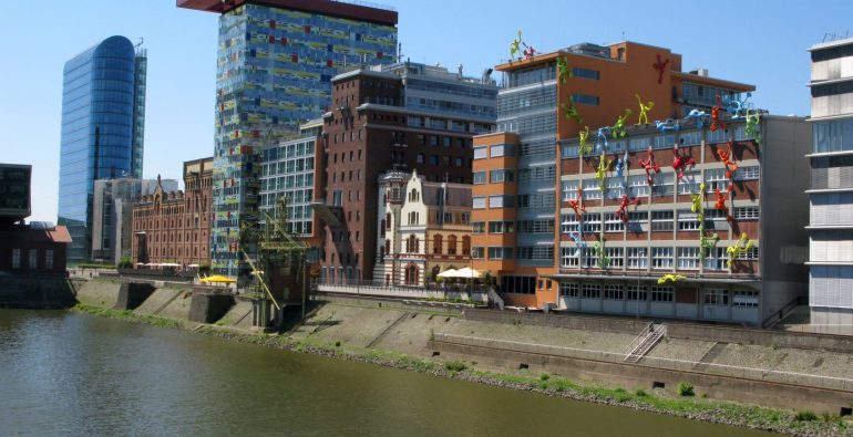 Bild vom Düsseldorfer Medienhafen